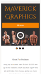 Mobile Screenshot of maverickgraphics1.com
