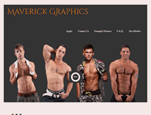Tablet Screenshot of maverickgraphics1.com